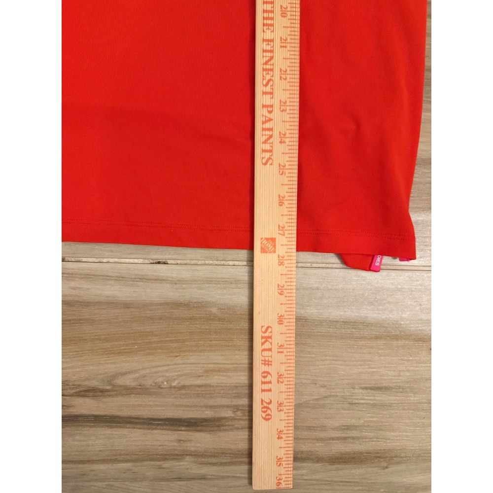 G/FORE Mens Poppy Red Performance Golf Polo Shirt GMP000025 Size Medium - Picture 7 of 10